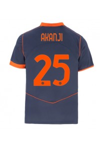 Inter Milan Manuel Akanji #25 Voetbaltruitje 3e tenue 2025-26 Korte Mouw